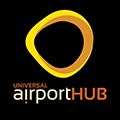Universal airport hub logo